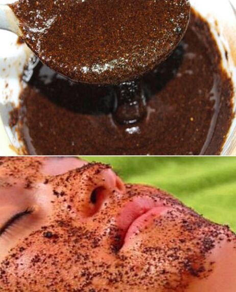 Pillada -Maske mit Kaffeebalken